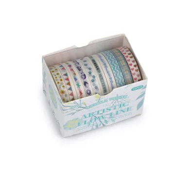 Washi dekoratív ragasztószalag keverék - 7 mix (1 box)