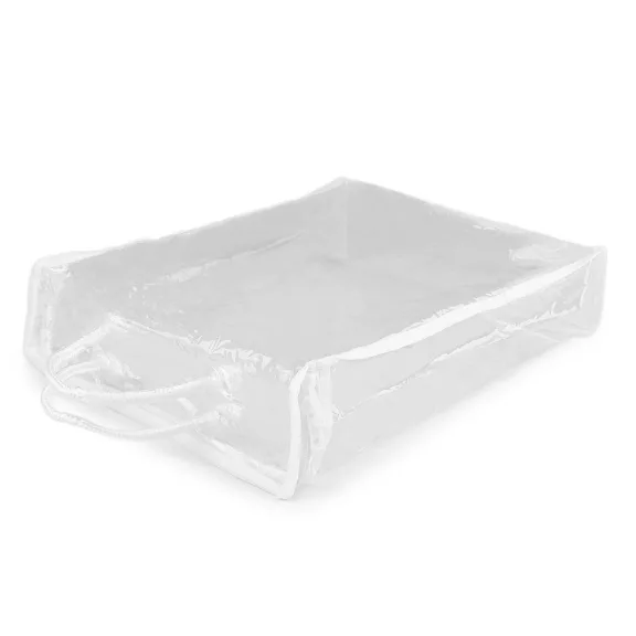 Átlátszó cipzáras PVC tárolózsák / tárolótáska - átlátszó (1 db-os csomagolás) Átlátszó cipzáras PVC tárolózsák / tárolótáska - átlátszó (1 db-os csomagolás)