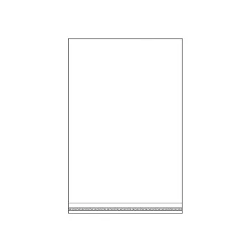   Ragasztócsíkos PP tasakok 26,5x44 cm zacskók - átlátszó (200 db-os csomagolás)