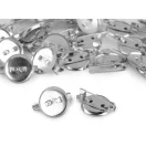 Bross alap Ø15 mm kitűző - platina (25 db-os csomagolás) Bross alap Ø15 mm kitűző - platina (25 db-os csomagolás)