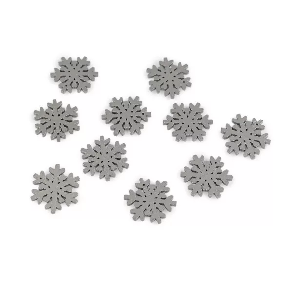 Öntapadós hópehely - 3 ezüst (10 db-os csomagolás) Öntapadós hópehely - 3 ezüst (10 db-os csomagolás)