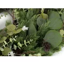Mű karácsonyi koszorú Ø60 cm - élénkzöld (1 db-os csomagolás) Mű karácsonyi koszorú Ø60 cm - élénkzöld (1 db-os csomagolás)