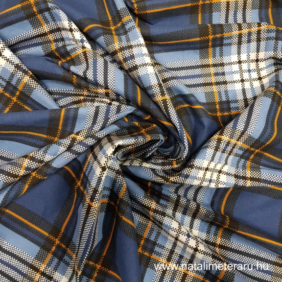 Farmerkék kockás flanel Farmerkék kockás flanel