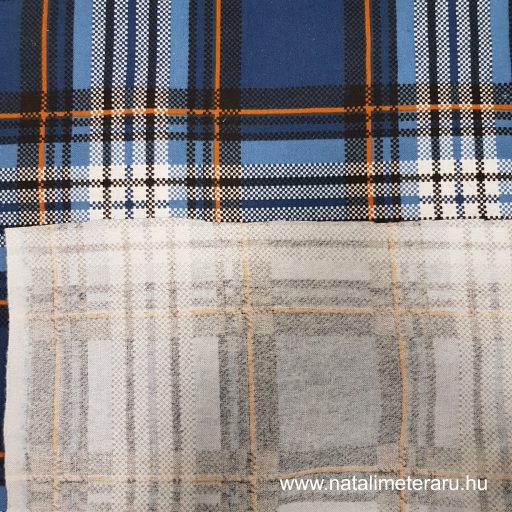 Farmerkék kockás flanel