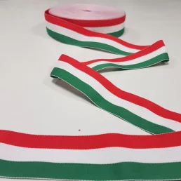 Magyar nemzeti színű szalag - 38 mm széles