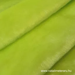 Grincs zöld rövid szálú műszőrme
