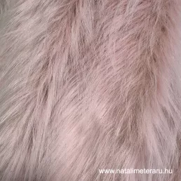Púder hosszú szálú műszőrme csík 20 cm x 148 cm