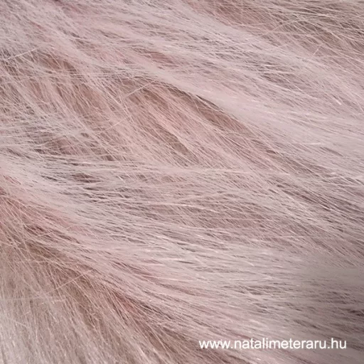 Púder hosszú szálú műszőrme csík 30 cm x 148 cm
