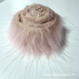 Púder hosszú szálú műszőrme csík 5 cm x 148 cm