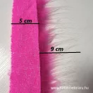 Pink hosszú szálú műszőrme csík 5 cm x 148 cm Pink hosszú szálú műszőrme csík 5 cm x 148 cm