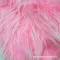 Rózsaszín hosszú szálú műszőrme 