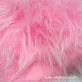 Rózsaszín hosszú szálú műszőrme 