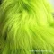 Grincs zöld hosszú szálú műszőrme