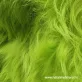 Grincs zöld hosszú szálú műszőrme csík 30 cm x 148 cm