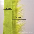 Grincs zöld hosszú szálú műszőrme csík 5 cm x 148 cm Grincs zöld hosszú szálú műszőrme csík 5 cm x 148 cm