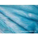 Melánzs türkizkék hosszú szálú műszőrme csík 40 cm x 148 cm Melánzs türkizkék hosszú szálú műszőrme csík 40 cm x 148 cm