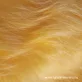 Sárga hosszú szálú műszőrme