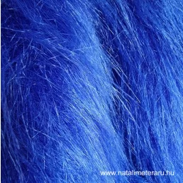 Királykék hosszú szálú műszőrme ID-200