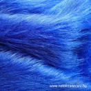 Royal blue long-pile faux fur ID-200
