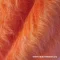 Narancs hosszú szálú műszőrme csík 20 cm x 148 cm