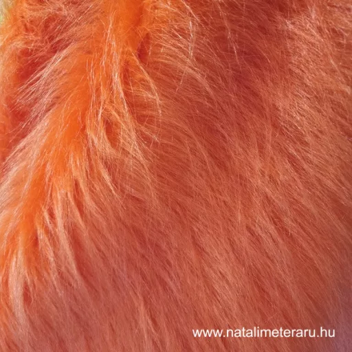 Narancs hosszú műszőrme ID-220
