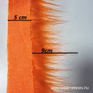Narancs hosszú szálú műszőrme csík 5 cm x 148 cm Narancs hosszú szálú műszőrme csík 5 cm x 148 cm