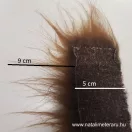 Vöröses barna hosszú szálú műszőrme csík 5 cm x 148 cm Vöröses barna hosszú szálú műszőrme csík 5 cm x 148 cm