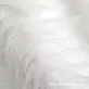 Törtfehér hosszú szálú prémium műszőrme 