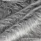 Melánzs szürke hosszú szálú műszőrme