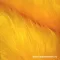 Sárga középhosszú szálú műszőrme csík  30 cm x 148 cm