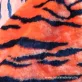 Tigris mintás műszőrme
