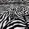 Zebra mintás műszőrme csík 20 cm x 148 cm