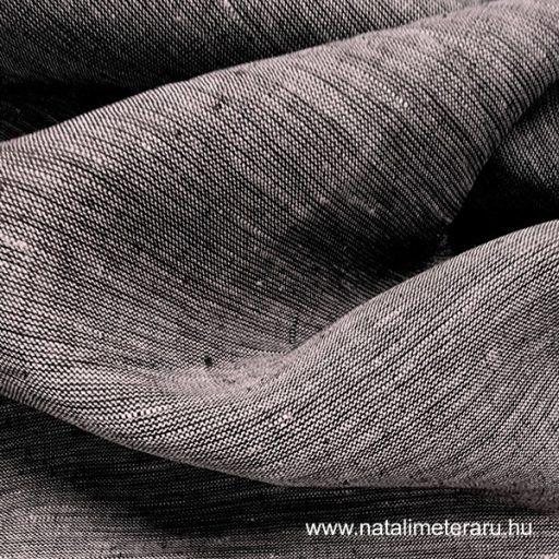 Barna melánzs 260 cm széles lenvászon