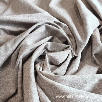 Melánzs bézs 220 cm széles len vászon