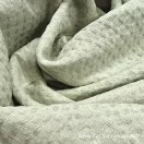 Pistachio green green waffle linen fabric Pistachio green green waffle linen fabric