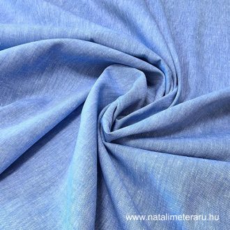 Melánzs világos farmer kék lenvászon 
