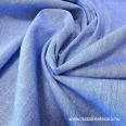 Mélange light denim blue linen fabric