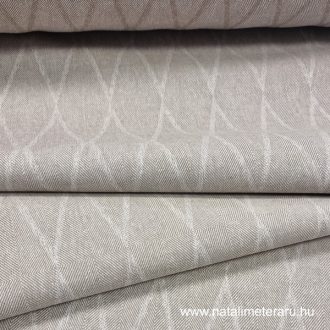 Exkluzív, natúr bézs jacquard lenvászon