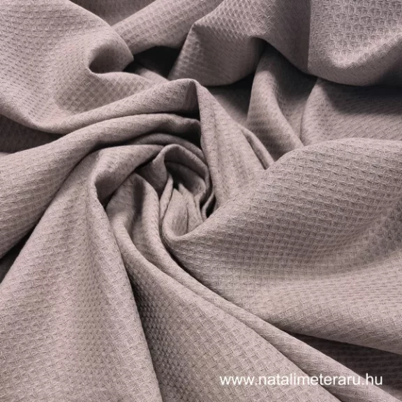 Cappuccino linen waffle fabric Cappuccino linen waffle fabric
