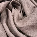 Cappuccino linen waffle fabric Cappuccino linen waffle fabric