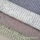 Cappuccino linen waffle fabric Cappuccino linen waffle fabric