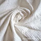 Off-white linen waffle fabric Off-white linen waffle fabric