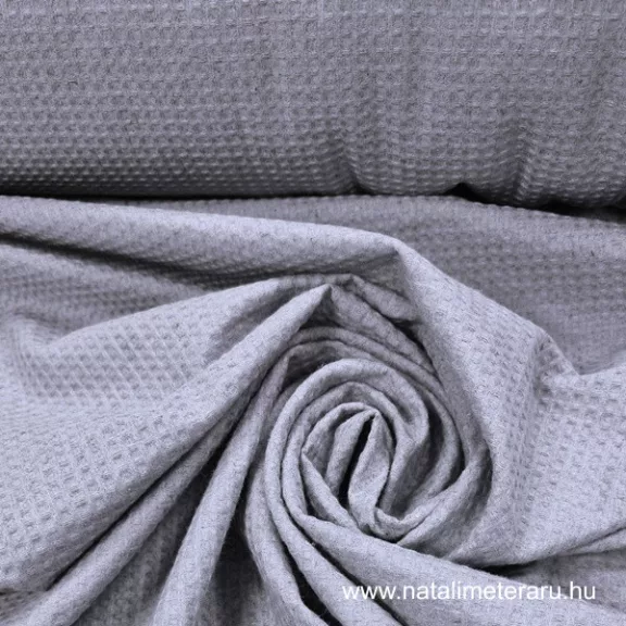 Greyish lavender waffle linen fabric Greyish lavender waffle linen fabric