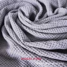 Greyish lavender waffle linen fabric Greyish lavender waffle linen fabric
