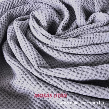 Greyish lavender waffle linen fabric