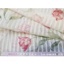 Tulipános, szövött csíkos exkluzív, 260cm széles géz len