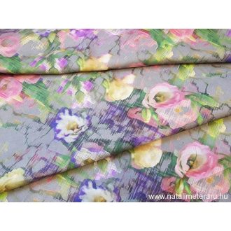 "Virágok az esőben" lenvászon