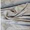 Szürke melánzs jacquard lenvászon 