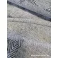 Szürke melánzs jacquard lenvászon 