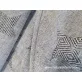 Szürke melánzs jacquard lenvászon 